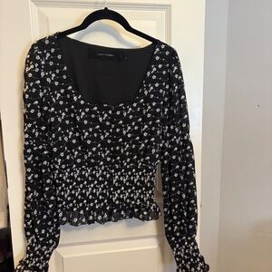 Code X Mode Black and White Top Size Medium